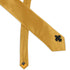 SiaLinda: Krawatte Aurelia, gold gelb, Satin, mit Lilien Applikation - SiaLinda.com